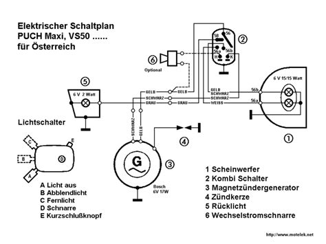 Puch Wiring Diagrams Moped Wiki Moped Army