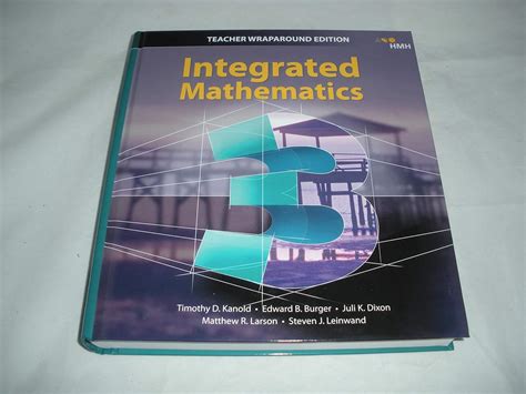 Integrated 2018 Integrated Mathematics 3 Houghton Mifflin Harcourt