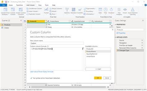 Add A Custom Column In Power Bi Desktop Power Bi Microsoft Learn Hot