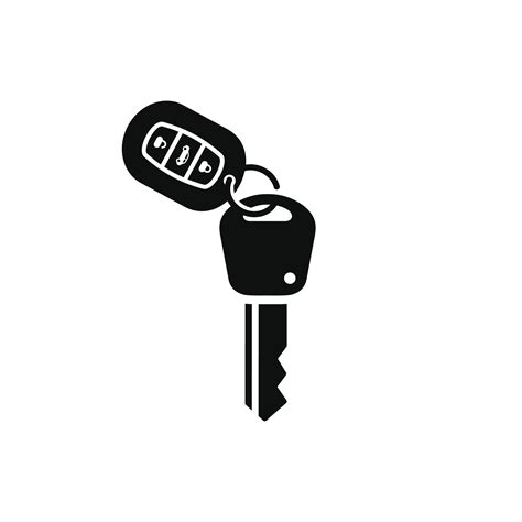 Car Key Clip Art Black And White