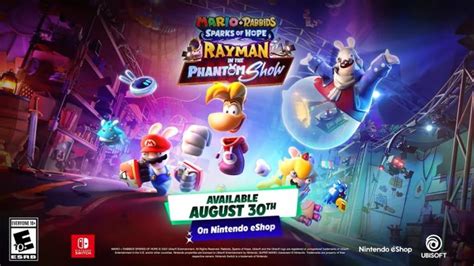 Mario Rabbids Sparks Of Hope Rayman Dlc Release Date