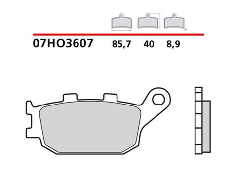 Ho Set Pastiglie Freno Posteriore Brembo Yamaha Tracer Gt