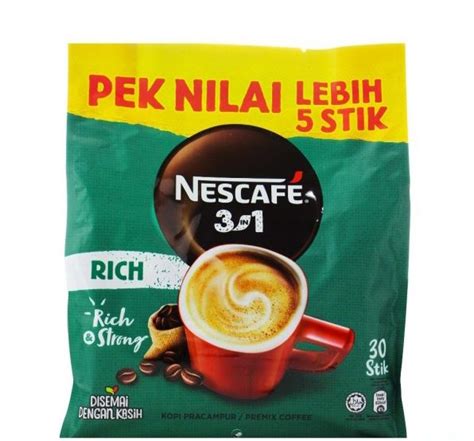 Nescafe 3 In 1 Rich 25 5 Sticks Lazada