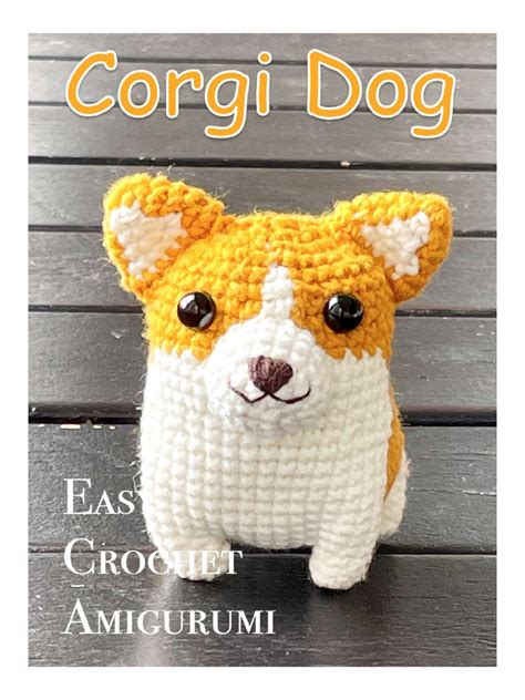 Crochet Corgi Dog Amigurumi Free Pdf Pattern Pdf Crochet Yarn