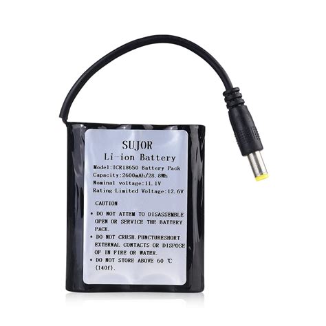 Lithium Ion Battery Pack 18650 11 1V 2600mAh 3s1p Lithium Battery Pack