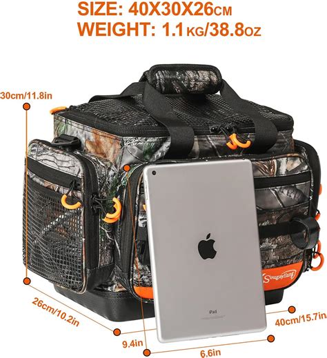 Sougayilang Fishing Tackle Bag X X Camo No Trays Sougayilang