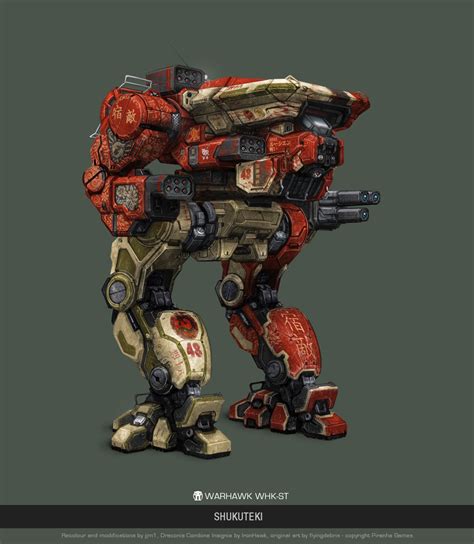 Mwo Warhawk Shukuteki By User On Deviantart