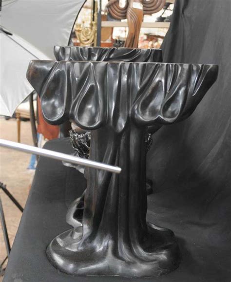 Naked Female Bronze Coffee Table Tacky Kitsch Erotic Art