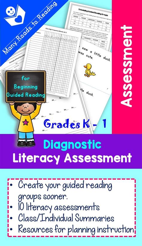 Diagnostic Literacy Assessment For Beginning Guided Reading K 1 10 Group And Individual