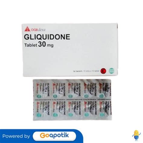 Jual Gliquidone Ogb Dexa Medica 30 Mg Box 100 Tablet Shopee Indonesia