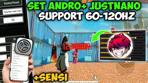 SETTINGS 60 HZJUST NANO SET ANDRO SENSITIVITAS AUTO HEADSHOT