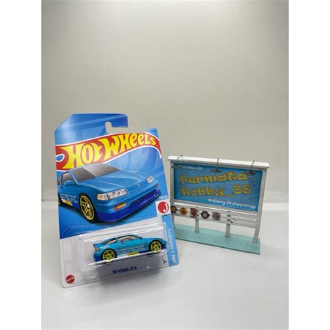 Hot Wheels 1985 Honda CRX Blue Shopee Malaysia