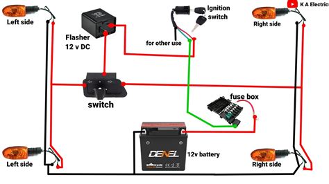 Bike Indicator Wiring Diagram 2 Pin Flasher Electric Diagram YouTube