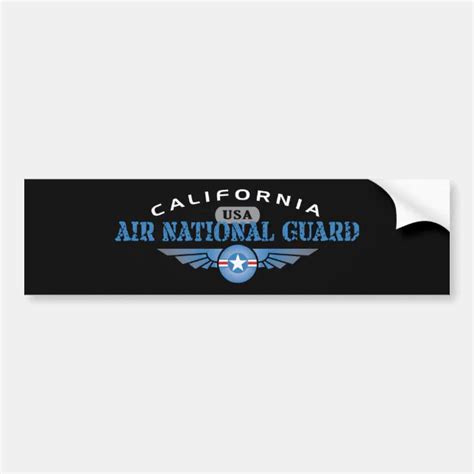 California Air National Guard Bumper Sticker | Zazzle