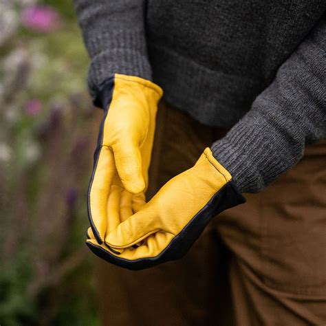 Buy Rhs Gold Leaf Dry Touch Gloves Delivery By Waitrose Garden