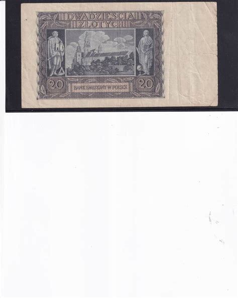 Drittes Reich Generalgouvernement Polen 20 Zlotych 1940 Ro575 Zwk