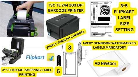 Flipkart Amazon Meesho Shipping Label Size Setting And Printing