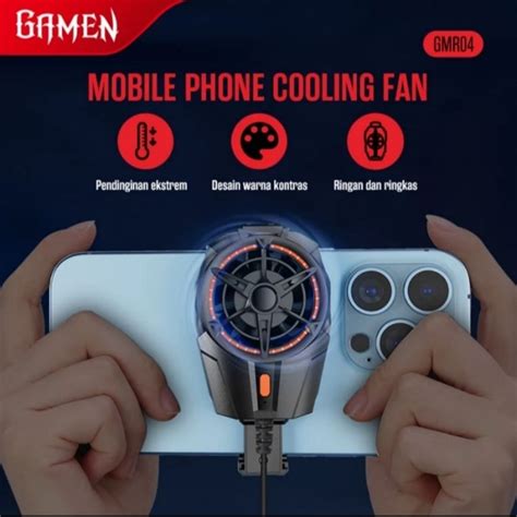 Jual Gamen GMR04 Fan Cooler Radiator Pendingin HP Cooling Fan Gaming