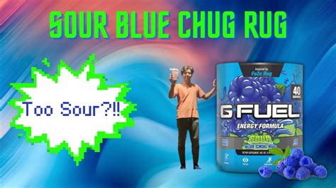 Sour Blue Chug Rug Gfuel Review Is It Too Sour Youtube