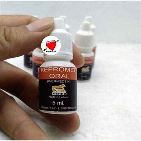 Jual Kepromec Oral 5ml Obat Kutu Demodex Scabies Kucing Anjing Kelinci