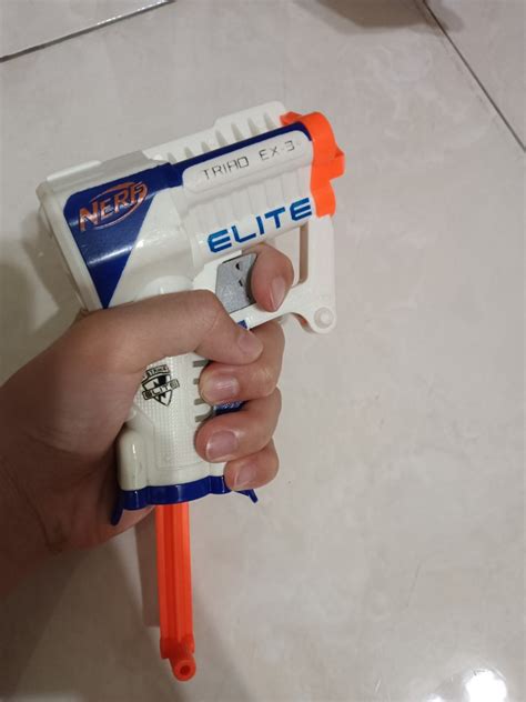 Nerf Elite Gun, Hobbies & Toys, Toys & Games on Carousell