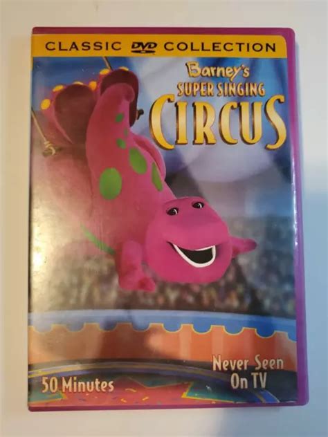 Barney Super Singing Circus Vhs Video Tape Sing Along Song Actimates 69768 Hot Sex Picture