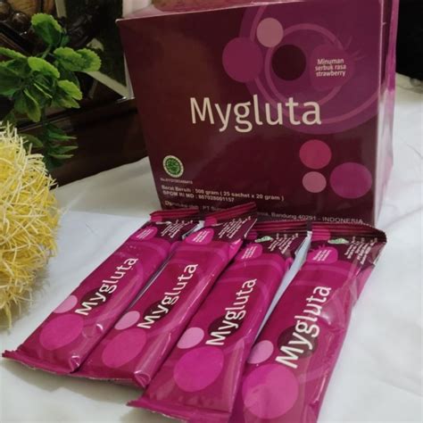 Jual Mygluta Sachet Minuman Kolagen Shopee Indonesia