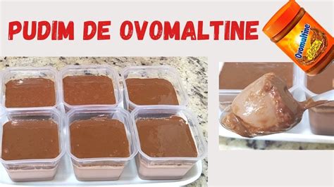 Fiz No Liquidificador Esse Pudim De Ovomaltine Fa A E Venda Youtube