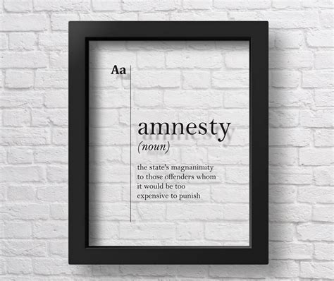 TRANSPARENT Amnesty Definition Lawyer Gift Judge Gift Poster Lawyer Office Decor Law Art ...