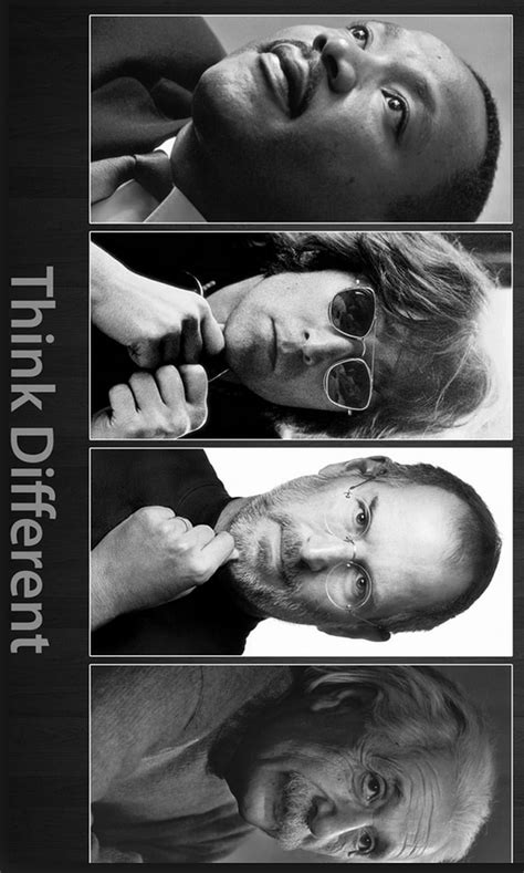 Think Different Albert Einstein John Lennon Martin Luther King