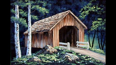 Covered Bridge Sketches at PaintingValley.com | Explore collection of Covered Bridge Sketches