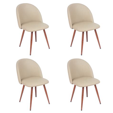 Kit Cadeiras De Jantar Estofada Maite Sedona Nude Caf Nude Caf Madeiramadeira