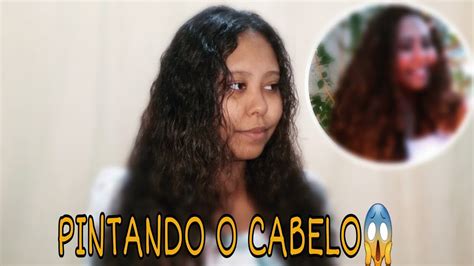 Descolorindo E Pintando O Cabelo Em Casa Youtube