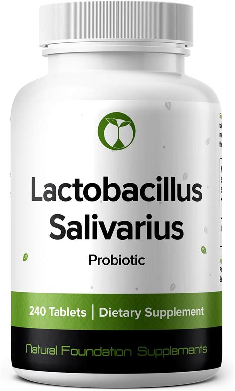 Amazon Lactobacillus Salivarius Probiotic Supplement Tablets