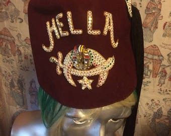 Shriners fez hat | Etsy