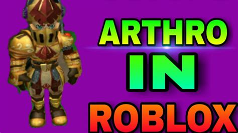 How To Get Arthro In Roblox And How It Works Youtube