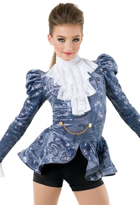 Weissman® Sequin Paisley Lace Peplum Biketard Character Dance Costumes Dance Outfits Cute