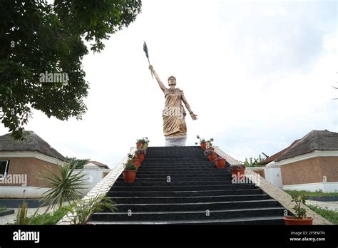 Moremi Ajasoro liberty statue site, Ile-Ife, Osun State, Nigeria Stock ...