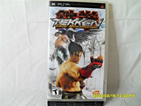 Sony Psp Playstation Game Tekken 6 Dark Resurrction No Book Disc