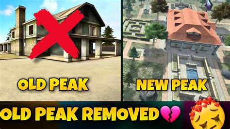 Free Fire New Ob Update Old Peak Removed New Peak Old Peak