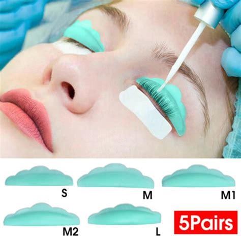 5 Pairs Lash Eyelash Grafting Silicone Perm Pad Eyelash Lifting Pad