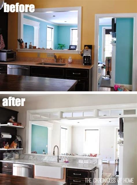 20 30 Open Up Kitchen To Living Room Before And After HOMYRACKS