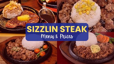 Sizzlin Steak Menu Philippines Updated Prices 2025