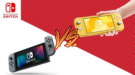 Nintendo Switch Vs Nintendo Switch Lite Youtube