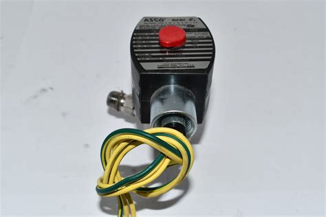 Asco Efht8320g203 Direct Acting General Service 3 Way Solenoid Valve 1 4 11 6w Ebay