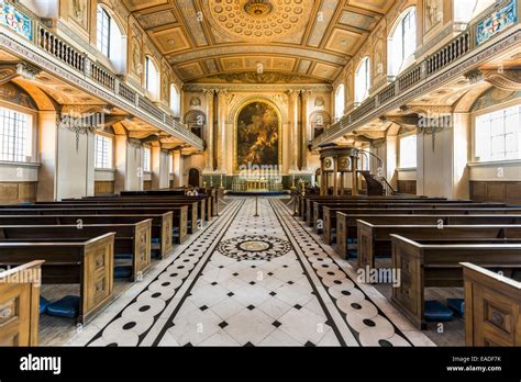 The Chapel at the Old Royal Naval College, Greenwich, London was ...