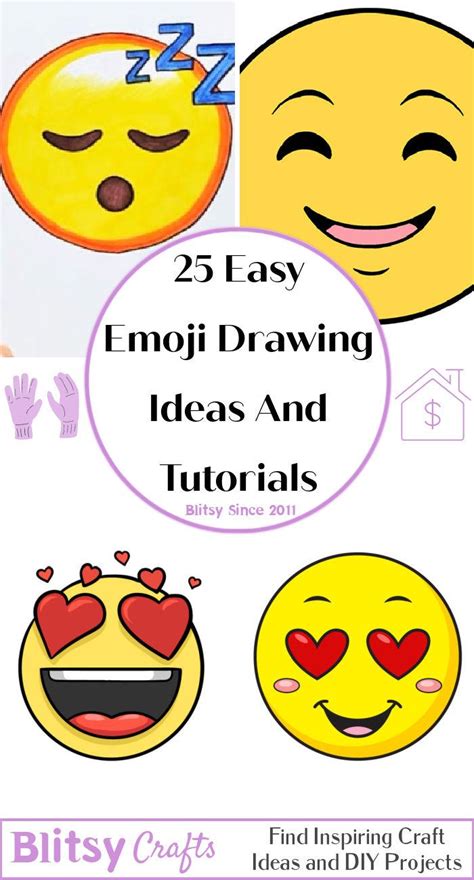 25 Easy Emoji Drawing Ideas - How to Draw an Emoji