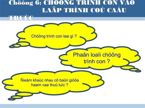 Bai Vi Du Ve Cach Viet Va Su Dung Ctc Ppt