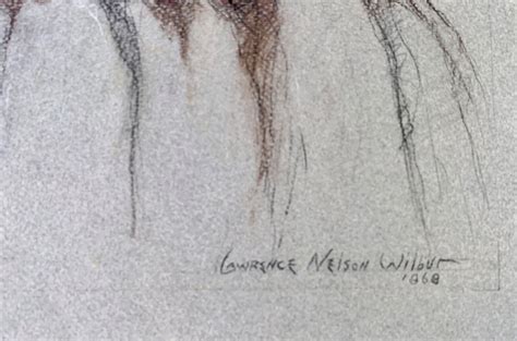 Lawrence Nelson Wilbur Nude Drawing MA Artist EBay