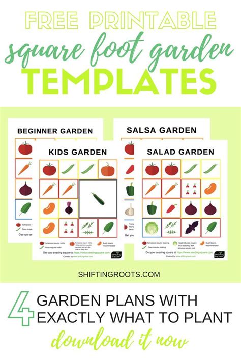 Want To Try Square Foot Gardening I Ve Compiled 4 Themed Garden Plans For Beginners  Square